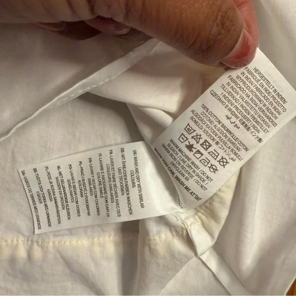 Mini Boden Under The Sea Applique Kaftan White Dress - Picture 7 of 7